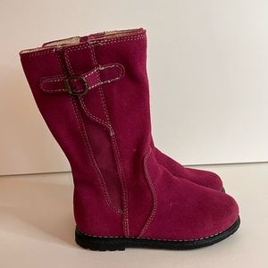 NEW! Pediped suede Magenta Boots